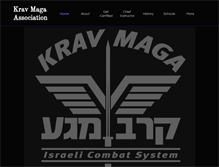 Tablet Screenshot of kravmagaassociation.com